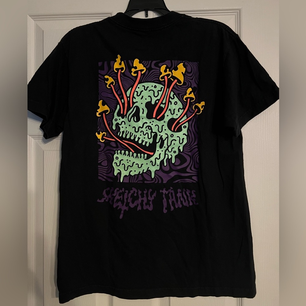 Lurking Class Sketchy Tank skull mushroom shroom spooky lava lamp colorful